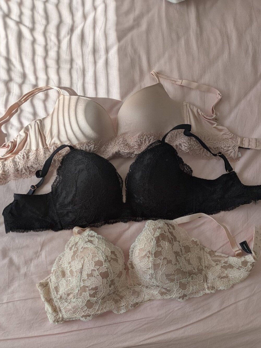 Peach John bundle of 3 bras